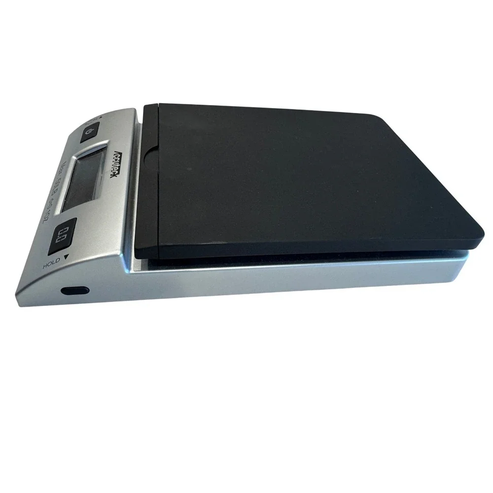 Accuteck W-8250-50BS Digital Postal Scale 50lb Capacity Silver Black Shipping